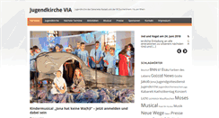 Desktop Screenshot of jugendkirche-via.de